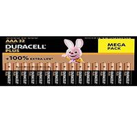 Duracell Plus BP32 Micro (AAA) Lot de 32 Piles alcalines au manganèse 1,5 V Plus-AAA BP32
