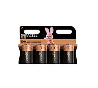 Duracell Piles D Plus LR20 (MN1300) Torche/Mono – 4 x 1 blister de 4 piles
