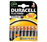 Duracell plus DURALOCK AAA/Micro /LR03 batteries 8-pack