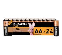 Duracell Plus, lot de 24 piles alcalines type AA 1,5 Volts, LR06