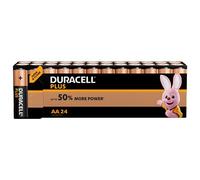 Duracell Plus, lot de 24 piles Type AA
