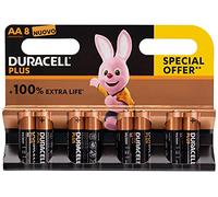 Duracell Plus Lot de 8 Piles alcalines AA