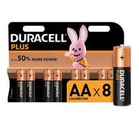 Duracell Plus, lot de 8 piles alcalines type AA 1,5 Volts, LR06