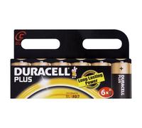 Duracell Plus - MN1400-X6-AM - Pack de 6 piles alcalines C -MN1400