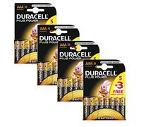 Duracell Plus MN2400 Piles Alcalines AAA Noir