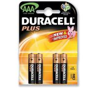 Duracell Plus MN2400B4 Pile alcaline AAA Taille 1,5 V