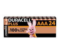 Duracell Plus Piles alcalines AAA, 1.5V LR03 MN2400, paquet de 24