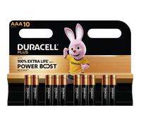 Duracell Plus Power Boost Pile LR3 (AAA) alcaline(s) 1.5 V 10 pc(s)