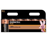 Duracell Plus Power Piles Alcalines type D Pack de 6