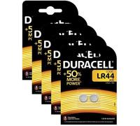 Duracell PX76A piles bouton alcalines LR44 A76 - 1.5v - Lot de 5x2 (10 piles)