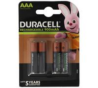 Duracell Recharge Ultra AAA Accumulateur NiMH Micro avec jusqu'à 850mAh à 900mAh de capacité, 4 pièces