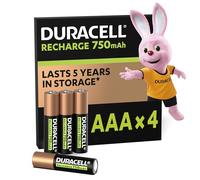 Duracell AAA (4pcs) Batterie rechargeable Hybrides nickel-métal (NiMH)