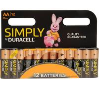 Duracell MN1500B12S Pack de 12 Piles AA
