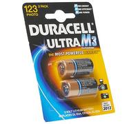 Duracell Ultra 123 - Pile pour appareil photo 2 x CR123A Li
