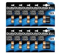 Duracell Ultra Lot de 20 Piles pour Appareil Photo 123/123A/DL123A CR123A 3 V
