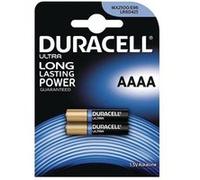 Duracell Pile alcaline AAAA LR8D425 1,5V – Lot de 2 pour stylets, dispositifs médicaux et phares