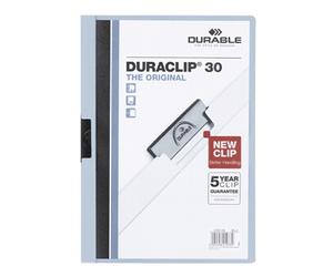 Duraclip - Chemise Duraclip A4 Dos 3cm Bleu Clair