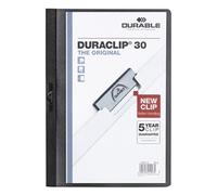 Duraclip - Chemise Duraclip A4 Dos 3cm Noir