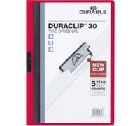 Duraclip - Chemise Duraclip A4 Dos 3cm Rouge Rouge G