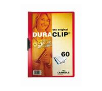 Duraclip - Chemise Duraclip A4 Dos 6cm Rouge