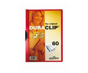 Duraclip - Chemise Duraclip A4 Dos 6cm Rouge