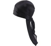 Durag Soyeux pour Enfants avec Bonnets Ondulés, Unisexe, Bébé Durags, Longue Queue Large Sangle, Couvre-Chef, Bonnets Turban pour Garçons Filles