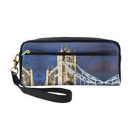 DURAGS Trousse de maquillage portable imprimée champ de blé, la petite trousse de maquillage parfaite pour les voyages, Tower Bridge à Londres1, One Size