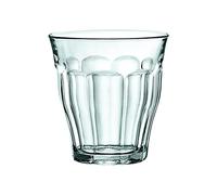 Duralex 12 Piece Picardie Boisson Tumbler Lunettes Set - Gobelets en Verre trempé pour l'eau, jus, Whisky - Gris - 250ml