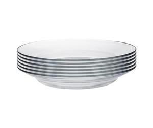 Duralex Assiettes è soupes Lys - Verre trempè/rèsistant è la Chaleur - 230 mm - Lot de 12