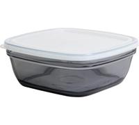 Duralex Freshbox Color Boîte de rangement pour aliments carrés, gris, 1,15 l