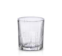 Duralex® Collection Jazz|Verre à whisky, à liqueur, Short Drink Transparent 21 cl |Lot de 6 pièces|Verre ultra résistant, Compatible Lave-Vaisselle, Made in France, Empilable