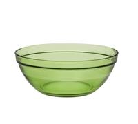 Duralex Collection Le Gigogne|Saladier en verre |Verre ultra résistant aux rayures, Compatible Micro-ondes et Lave-Vaisselle, Made in France (17 cm - 97 cl, Vert)