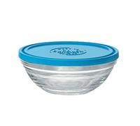 Duralex - Coupelle Ronde 12cm avec couvercle bleu Lys