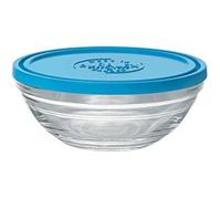 Duralex - Coupelle Ronde 12cm avec couvercle bleu Lys