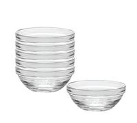 Duralex fabriqué en France Lys 4-3/10,2 cm empilable clair Bol, Lot de 6