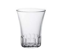 Duralex Lot de 4 verres transparents 21 cl - Lot de 4 verres en verre trempé, verre résistant et léger - Passe au lave-vaisselle, transparent