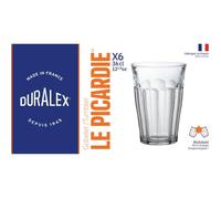 Duralex 6 Verre de tir, capacité de 36 cl, transparent, 6 pièces