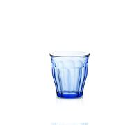 Duralex Lot de 6 verres Picardie Made in France en verre, 17,5 ml, bleu marine