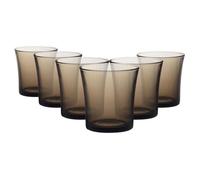 Duralex Lys CrÃ©ole 1011CB06A0111 Lot de 6 verres Ã eau en verre Marron 210 ml