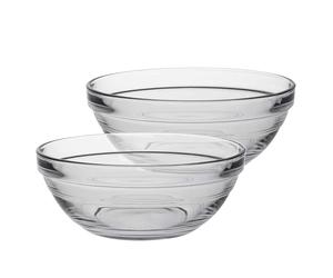 Duralex Lys en Verre Stacking Bols pour la Cuisine, Service - 14cm (5.5") - Paquet de 6