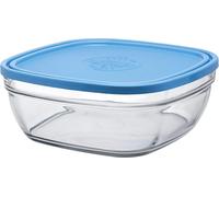 Duralex Lys Saladier Empilable avec Couvercle Carré 23x23x9 Cm Transparent Transparent One Size