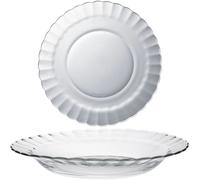 Duralex Assiettes creuses Paris 3024AF06 Verre transparent 23 cm Lot de 6