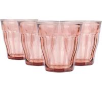 Duralex Picardie Gobelet en verre - 250 ml - Rose - 4 pièces