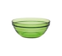 Duralex Collection Le Gigogne|Saladier en verre |Verre ultra résistant aux rayures, Compatible Micro-ondes et Lave-Vaisselle, Made in France (17 cm - 97 cl, Vert)