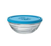 Duralex - Saladier Rond 14cm avec couvercle Bleu Lys