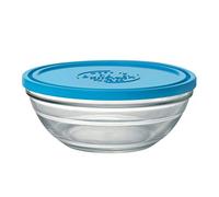 Duralex - Saladier Rond 20cm avec couvercle Bleu Lys