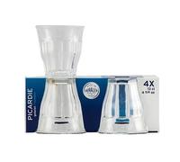 Duralex - Set de 4 verres 13 cl Transparent PICARDIE