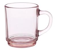 Duralex Versailes Lot de 6 tasses à café en verre trempé 260 ml (rose)