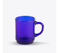Duralex® Collection Versailles|Mug à thé en verre avec anse Saphir 26 cl|Lot de 6 pièces|Verre ultra résistant, Compatible Lave-Vaisselle, Made in France, Empilable