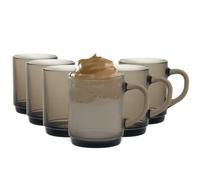 Duralex Versailles verre mugs à café tasses pour le thé 260ml Smoke x6